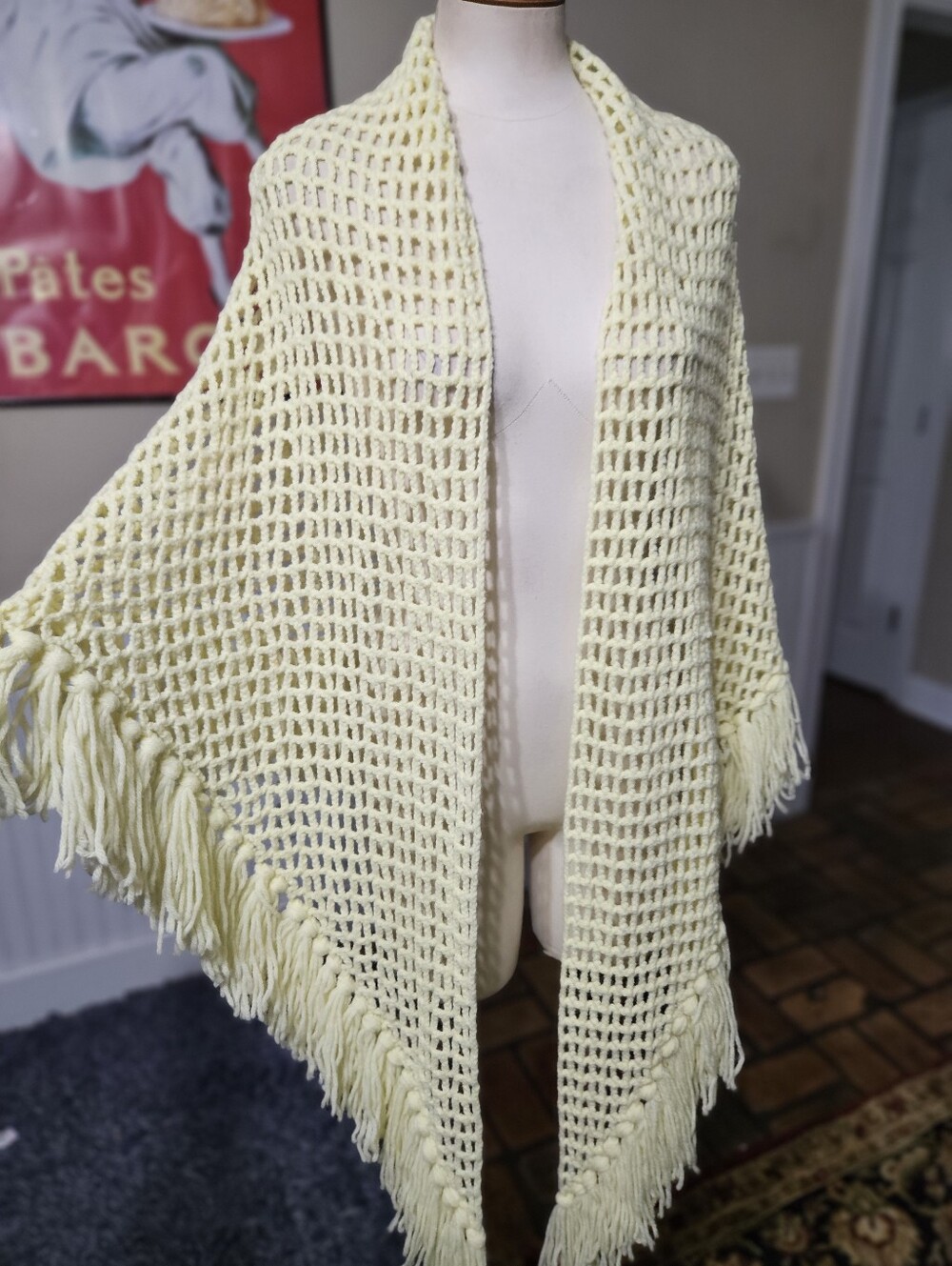 Crochet Fringe Shawl